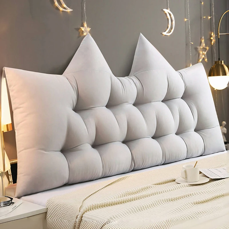 网红风床头靠背垫宿舍床上防撞靠枕榻榻米软包纯色沙发飘窗软垫