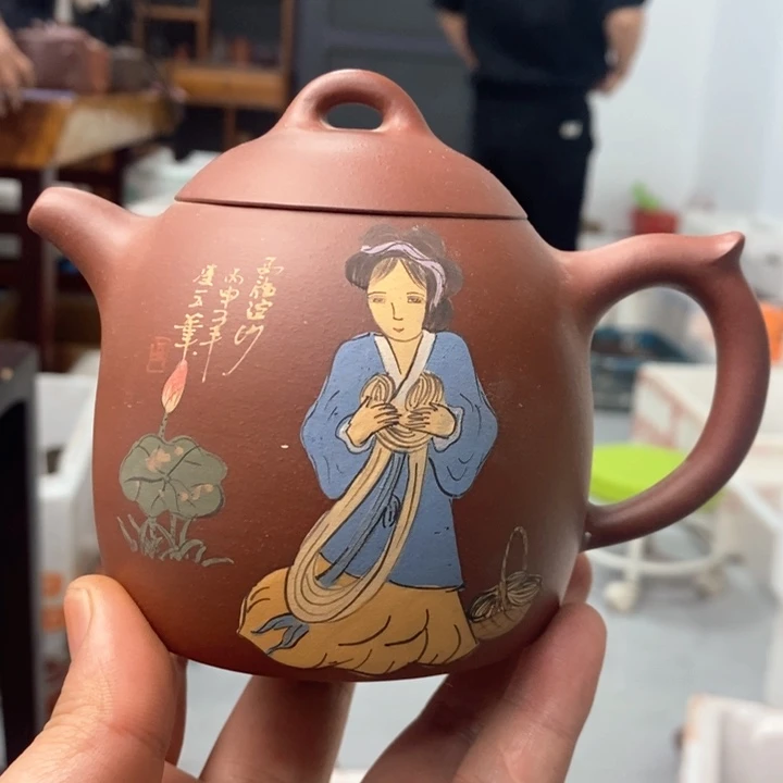 紫砂茶壶黄龙山紫砂手工制作
