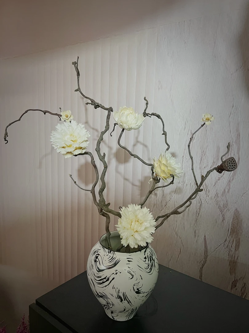 龙枣枝洋蓟永生花花束室内空间装饰造景佳品