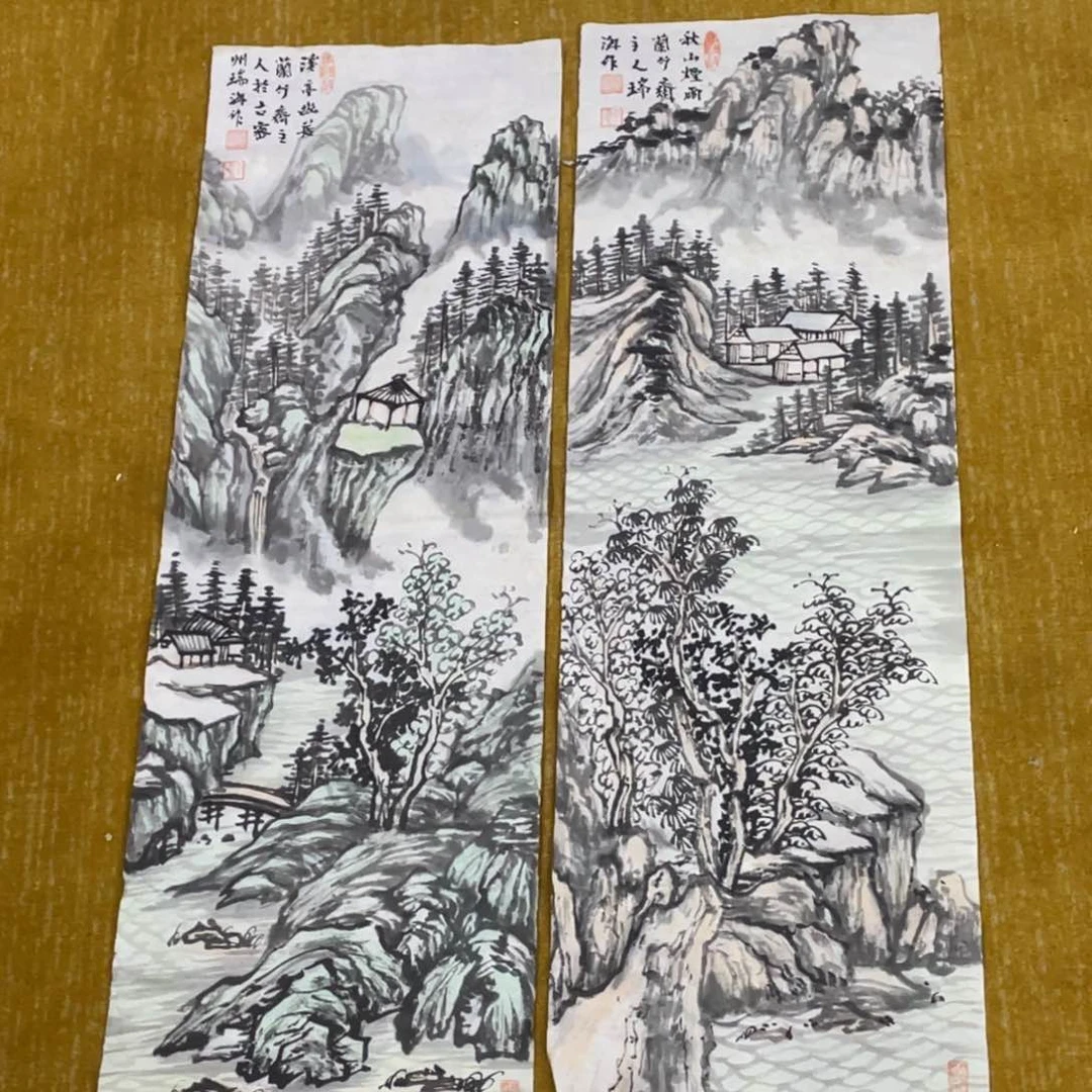 国画陈瑞海老师的两小条6666