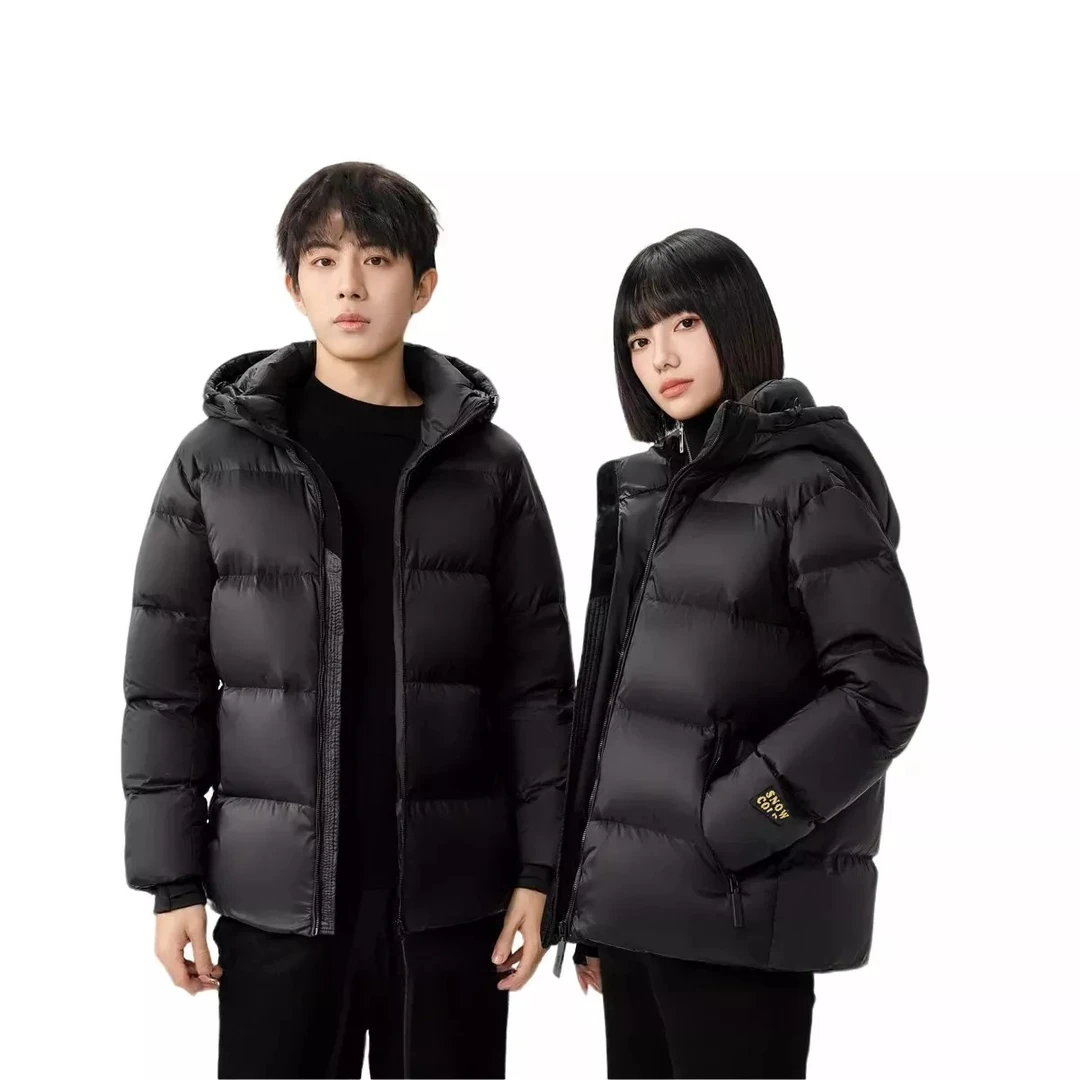 【海老板专属】探雪者男女同款冬季短款黑金羽绒服TSD8820