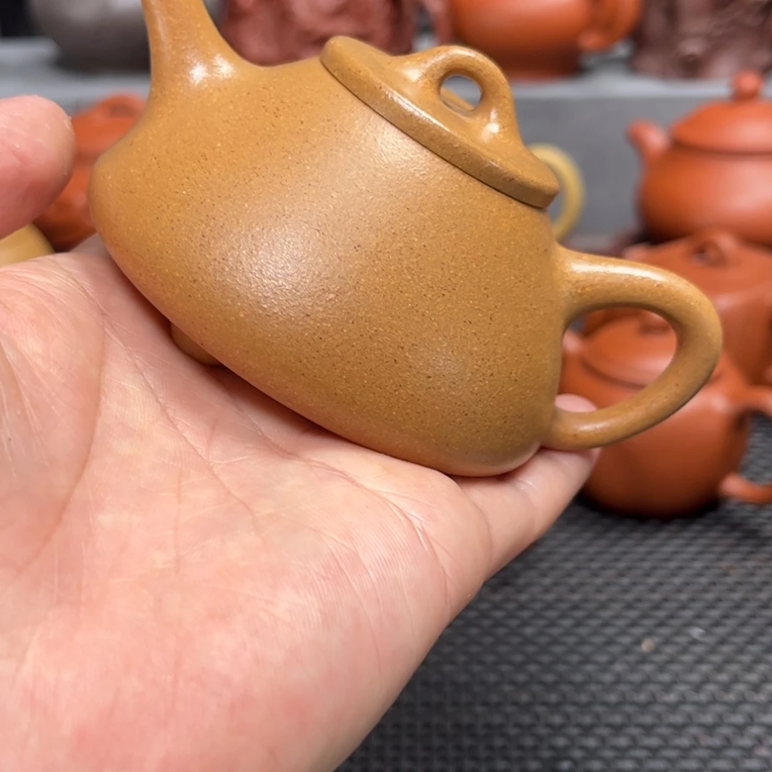 紫砂茶壶紫砂艺术茶具套装黄金段