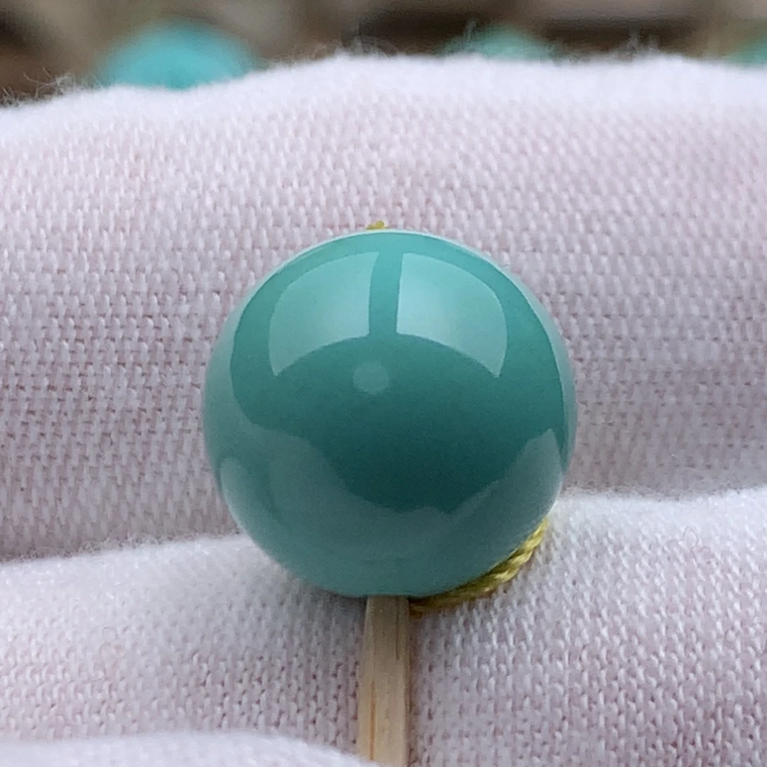 绿松石未镶嵌珠宝奇石12.3mm