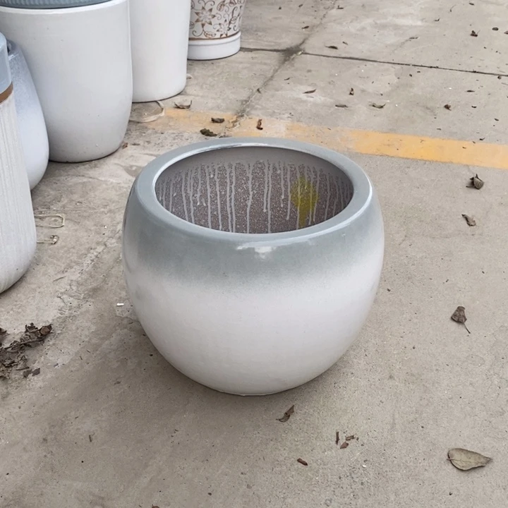 渐变青球盆大号口28/25
