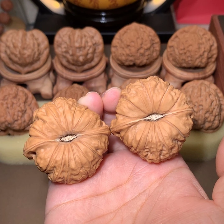 文玩核桃把件南瓜墩