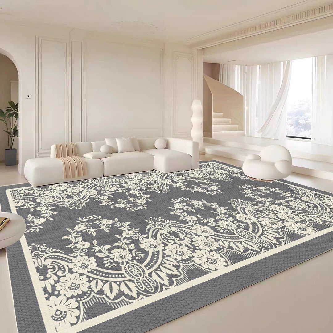 轻奢客厅地毯地垫茶几垫卧室地毯床边毯可擦耐脏吸水大面积地毯