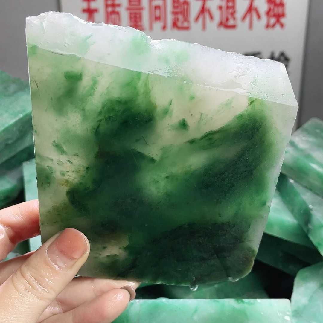 李***姐定制石英质玉（非洲翠）