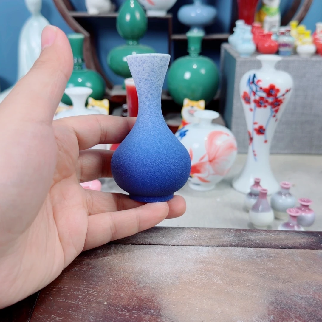 陶瓷手工小花器摆件