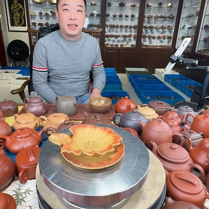 茶壶紫砂金玉满堂