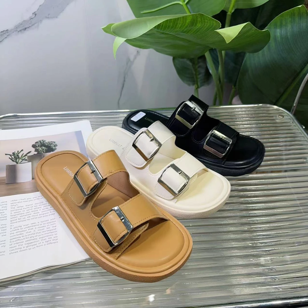 夏款法式拖鞋女新款配裙子仙女风透气拖鞋A8-2