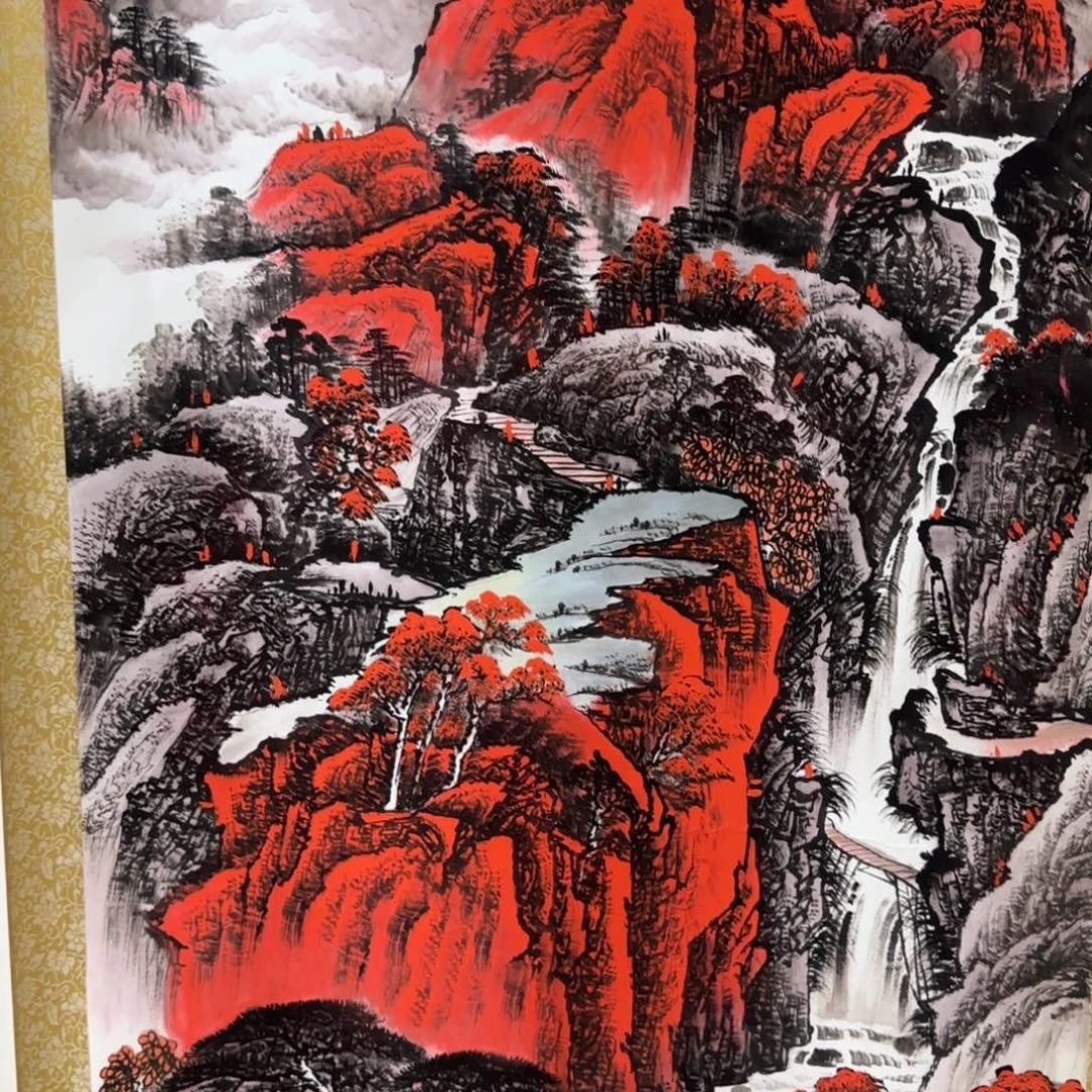 缘***生国画QA原创山水作品！带证书！限购一单