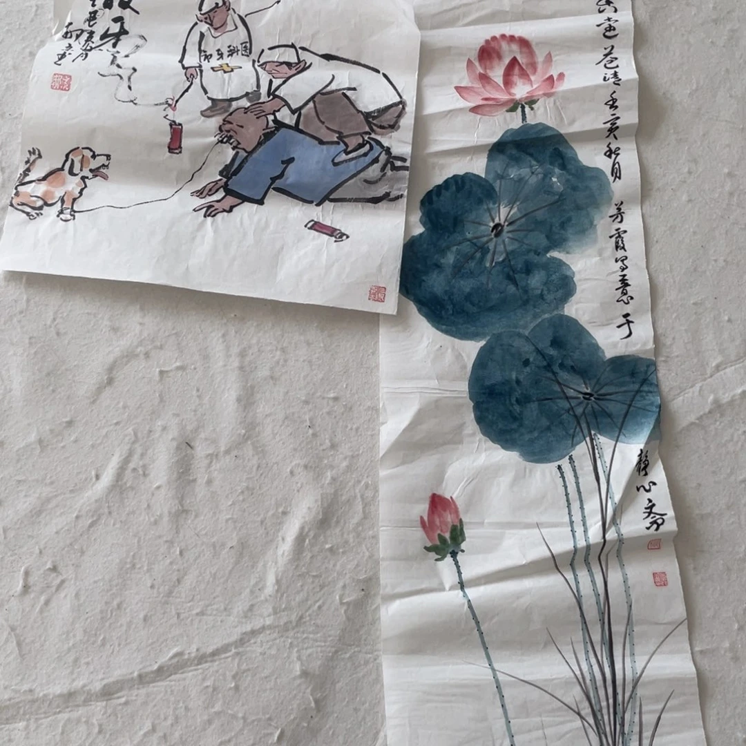 国画胡小春老师绘画