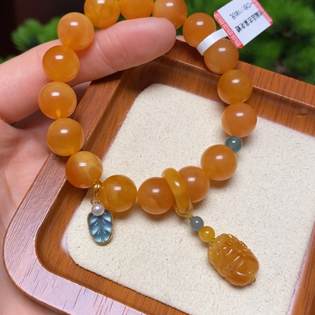 【闪购商品】未镶嵌蜜蜡手链手串