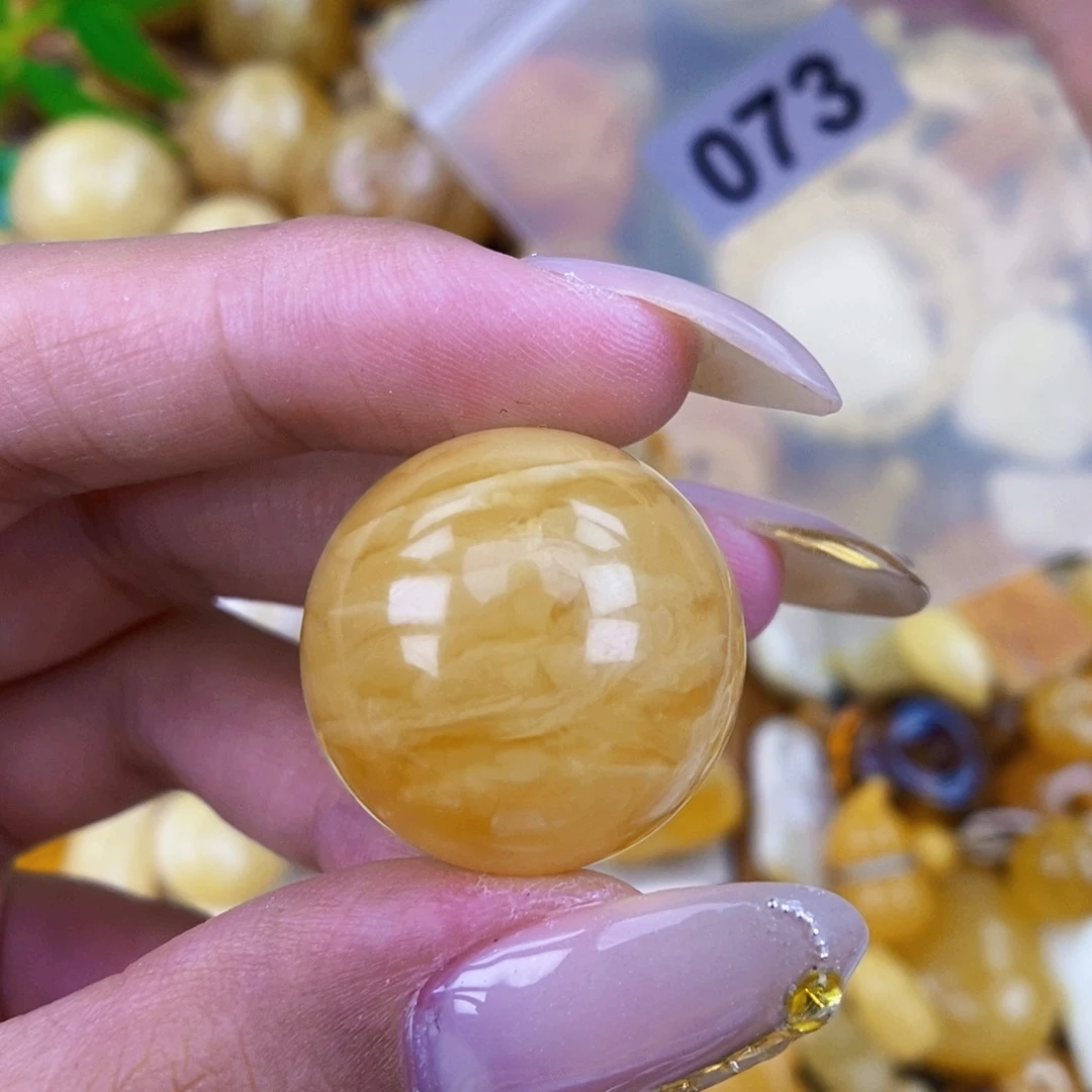 琥珀未镶嵌珠宝奇石24 粉