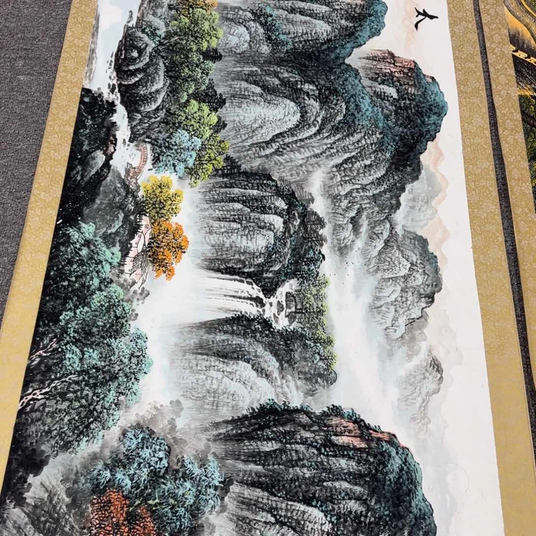 国画用****6QC原创横山水作品！带证书！限购一单
