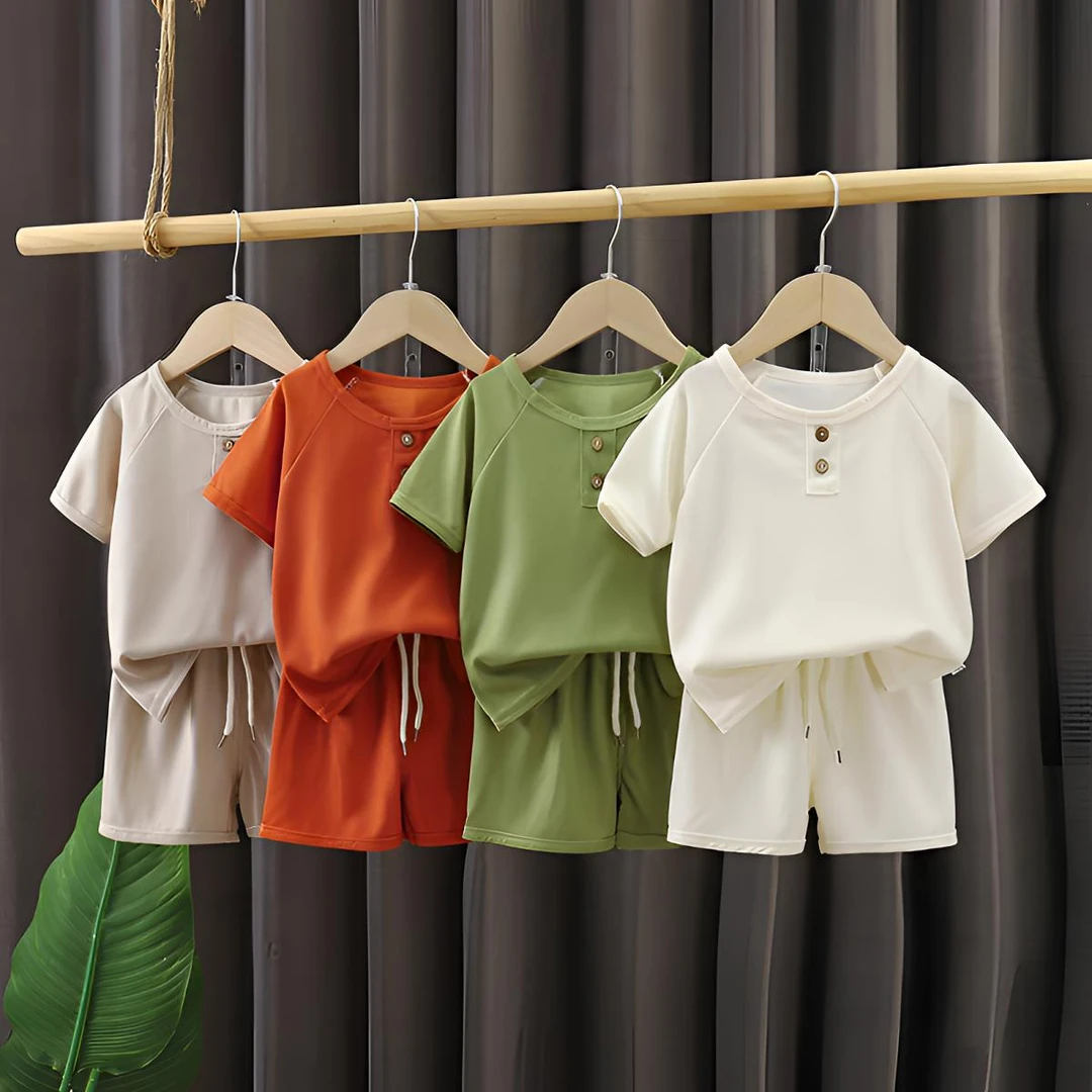 儿童短袖两件套夏男童t恤短裤套装宝宝婴儿衣服夏季薄款韩版小童