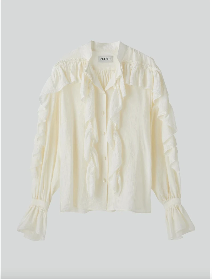 RECTO 流苏衬衫 RW24WWBL001