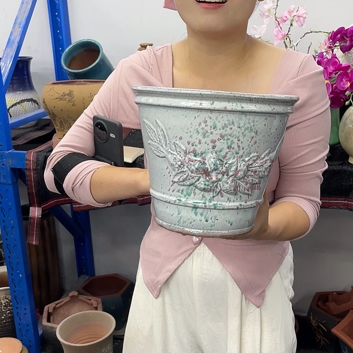 21×18，粗陶花盆福利