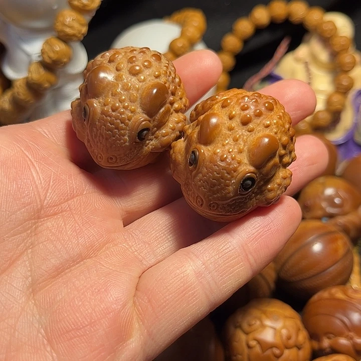 橄榄核手串/手链大榄金蟾