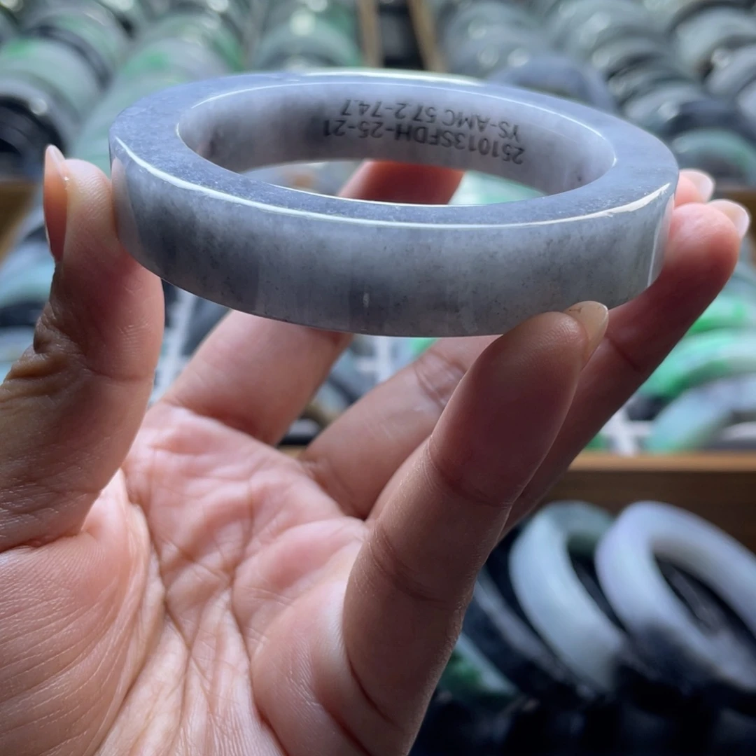 定制翡翠未镶嵌纯天然翡翠手镯定制