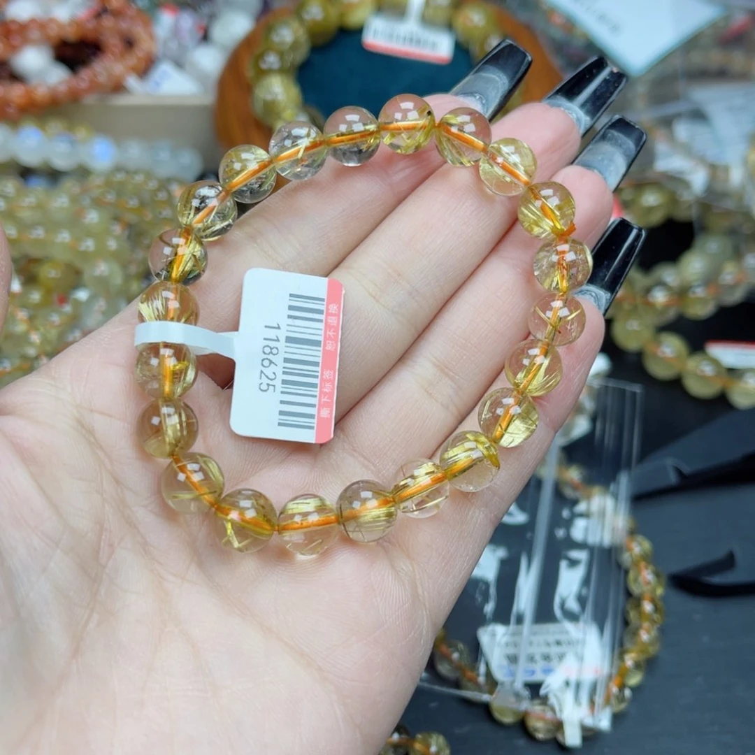 发晶卡8.7金发晶未镶嵌