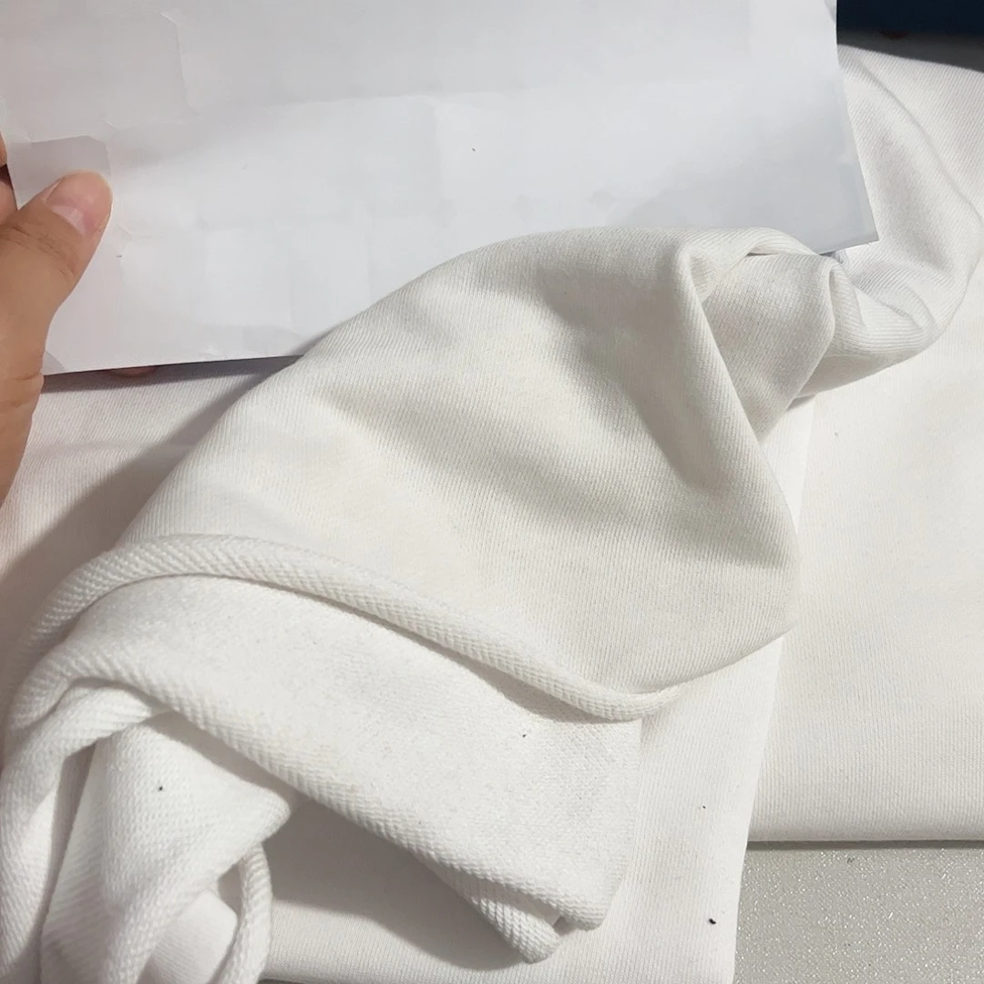 白色毛圈面料1.6×2米长带螺纹