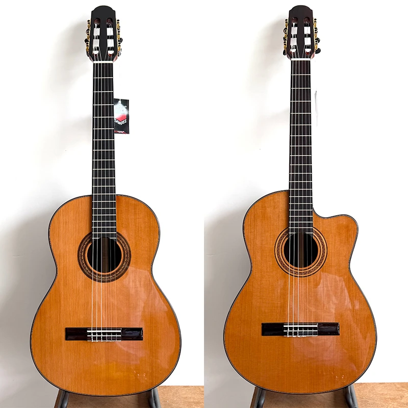 奥蒂尔跨界古典全单吉他39寸红松玫瑰木全单成人考级专用古典琴