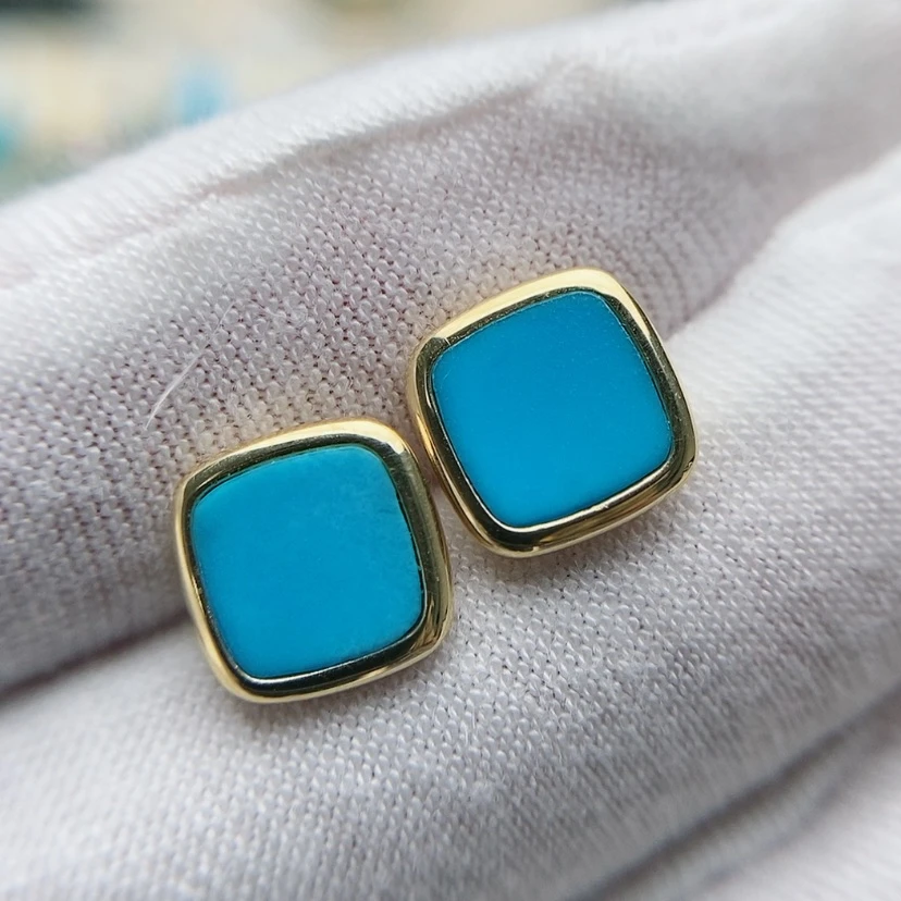 【闪购商品】绿松石珠宝奇石18K金镶嵌