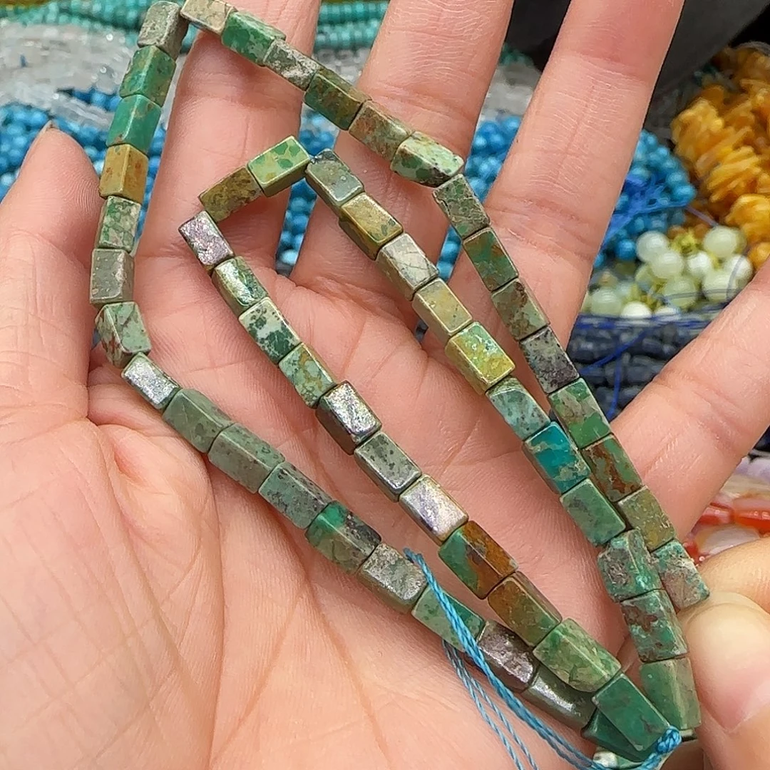 玛瑙/玉髓合金珠宝半成品4-6mm一条