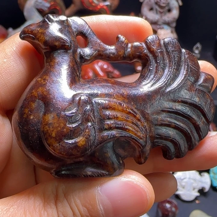 和田玉未镶嵌耳饰