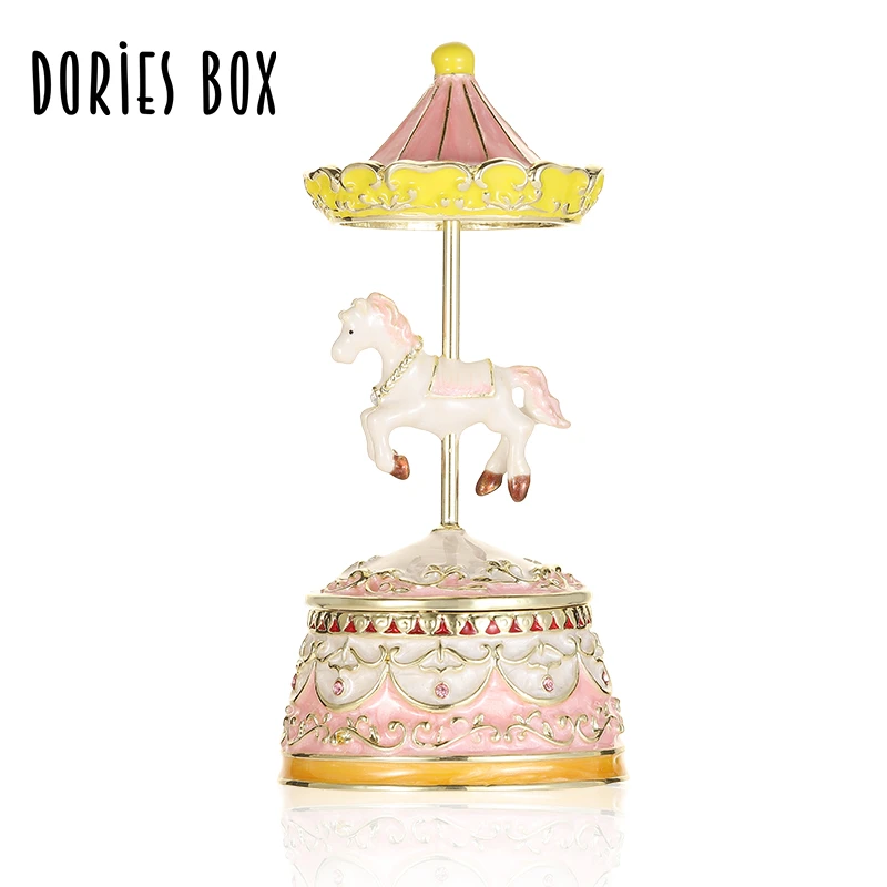 DORIES BOX 首饰盒/箱 旋转木马戒指盒高级感求婚少女心生日礼物
