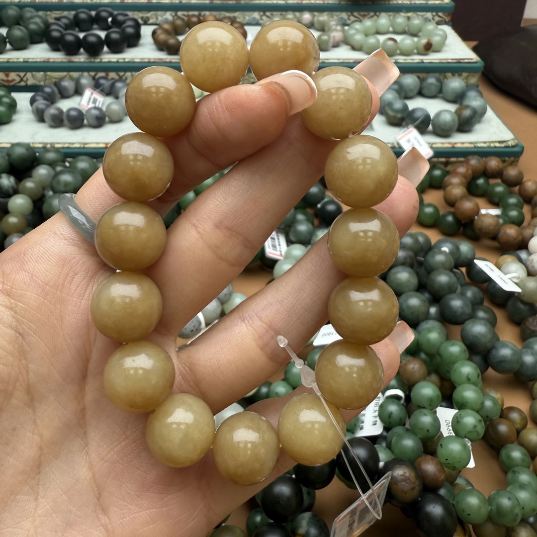 和田玉手串1211z拍一发一