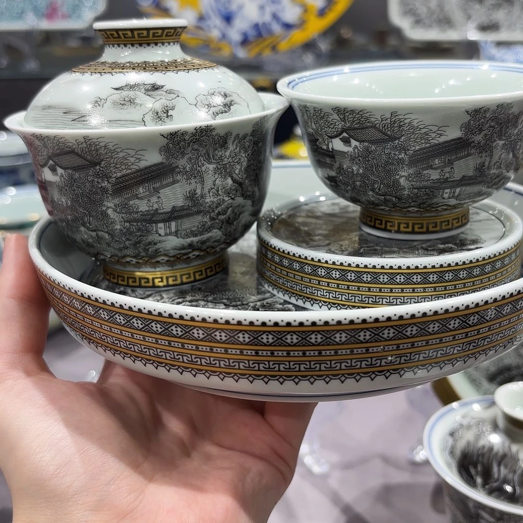 瓷片景德镇瓷器艺术半手