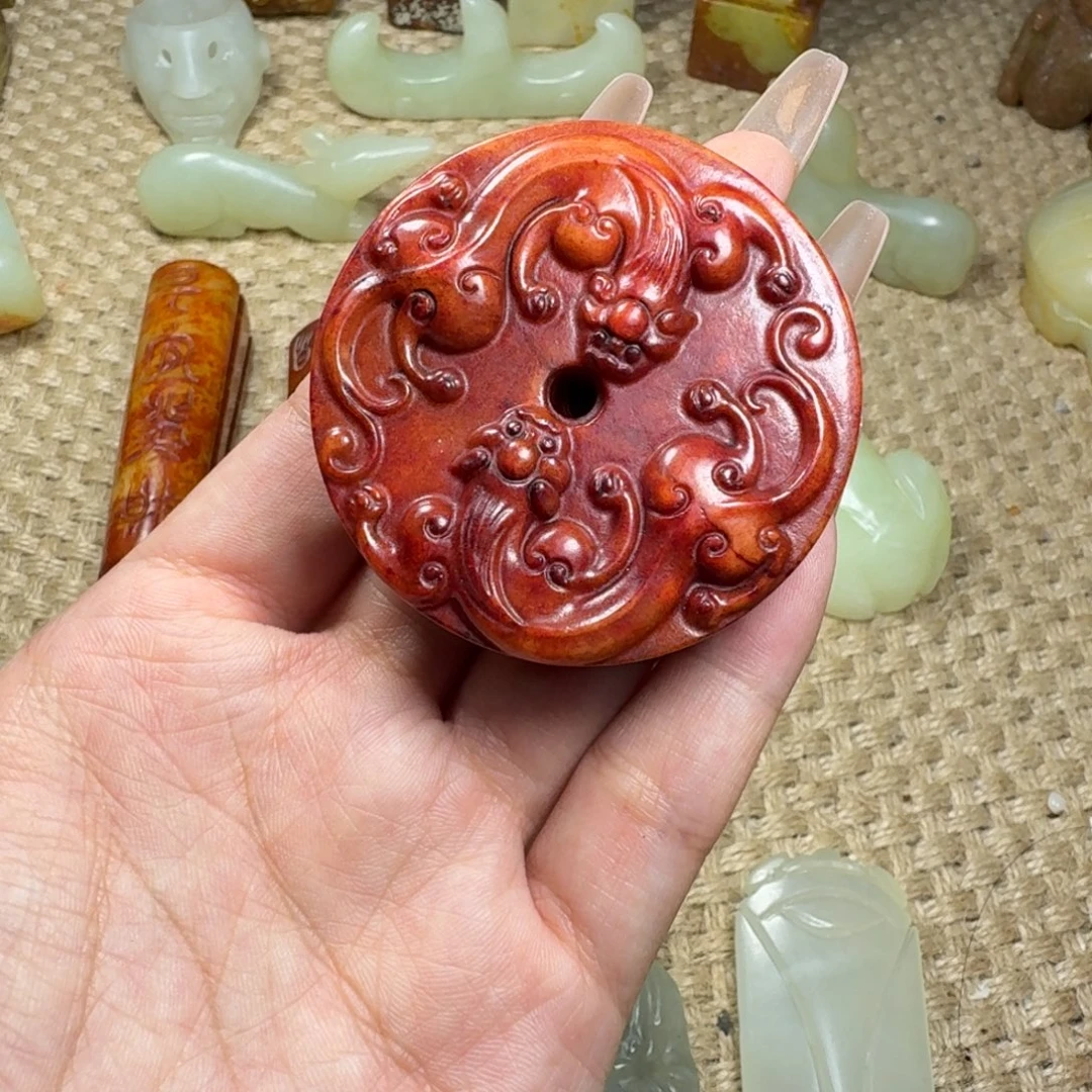 白玉菩提吊坠挂件