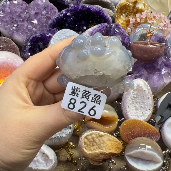 未镶嵌大型摆件（非配饰）紫晶826