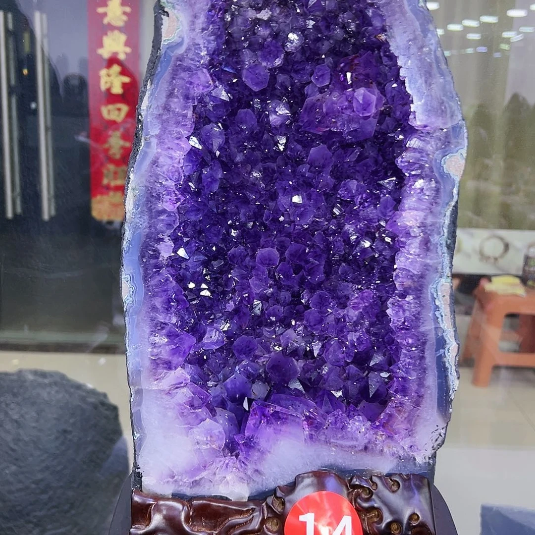 未镶嵌大型摆件（非配饰）紫晶