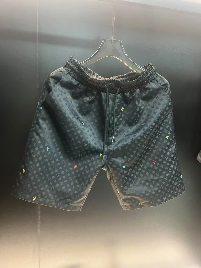 【雷哥L012】2025男装新款双面穿轻奢短裤休闲时尚潮流款男款高奢