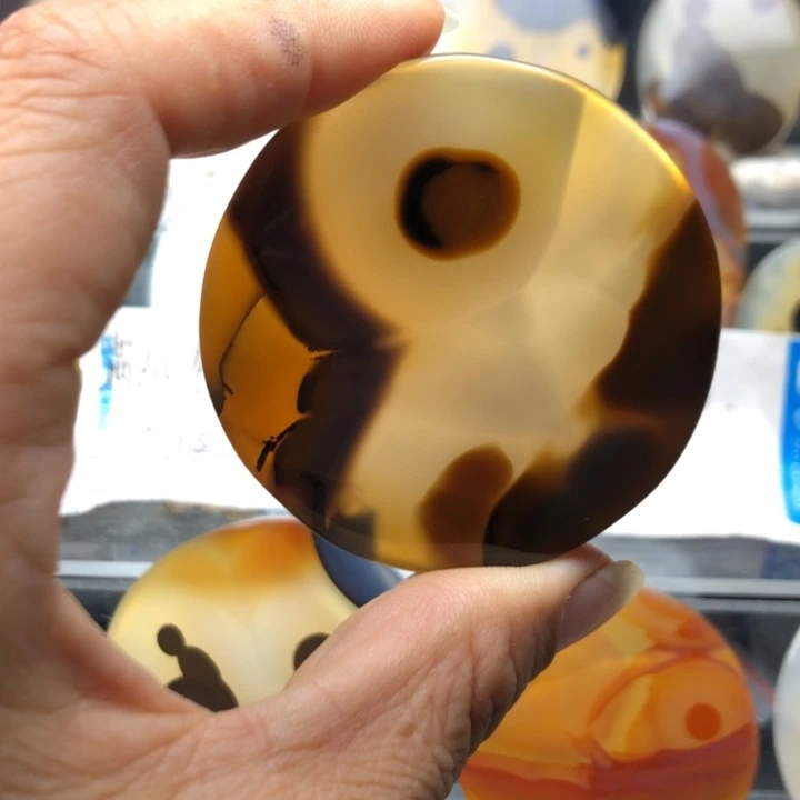 合金玛瑙/玉髓珠宝奇石140有瑕