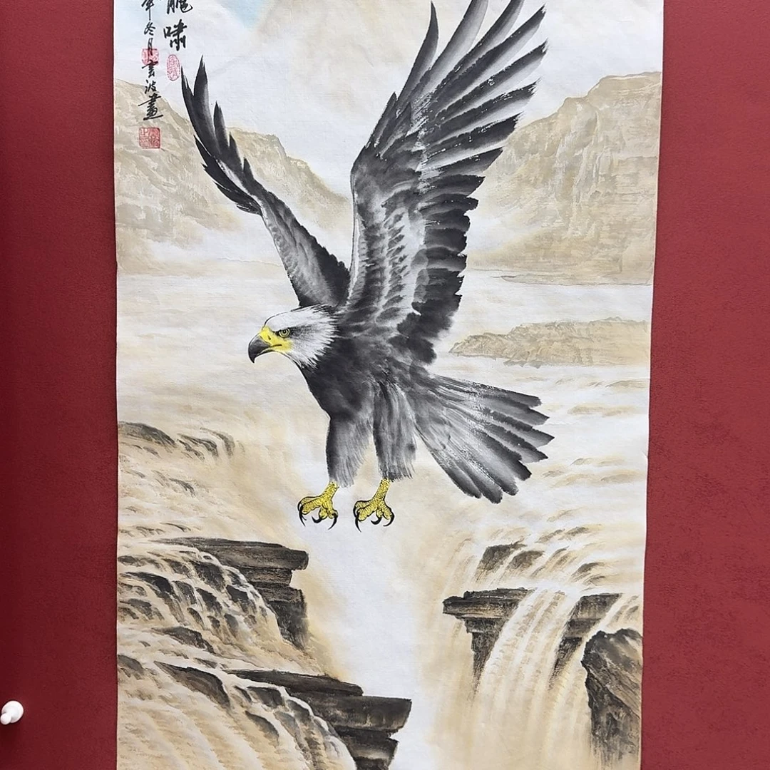 国画国画作品三尺