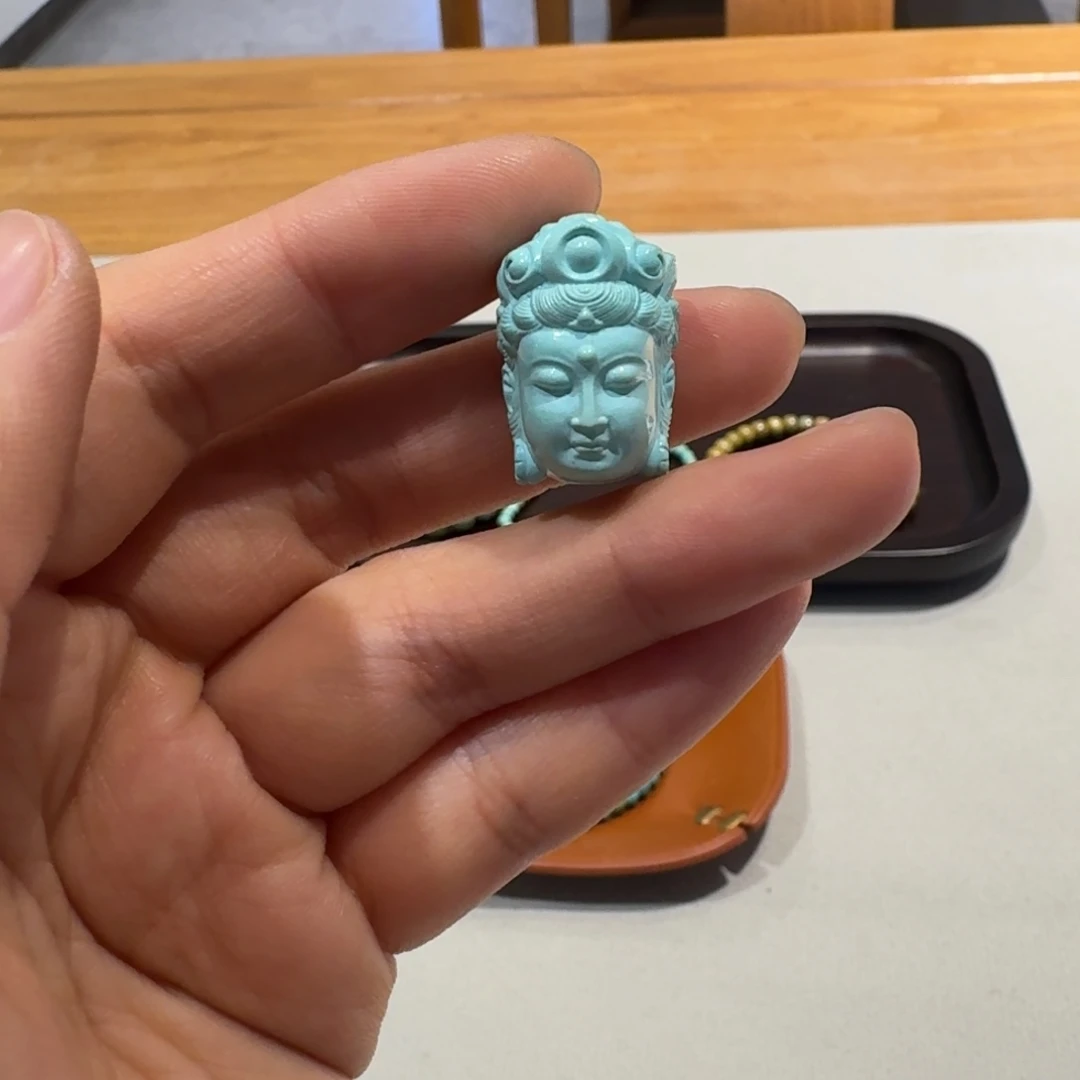 绿松石未镶嵌天然原矿绿松石配饰