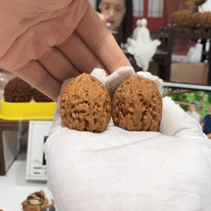 吊坠文玩核桃西北将军榜，32.X03