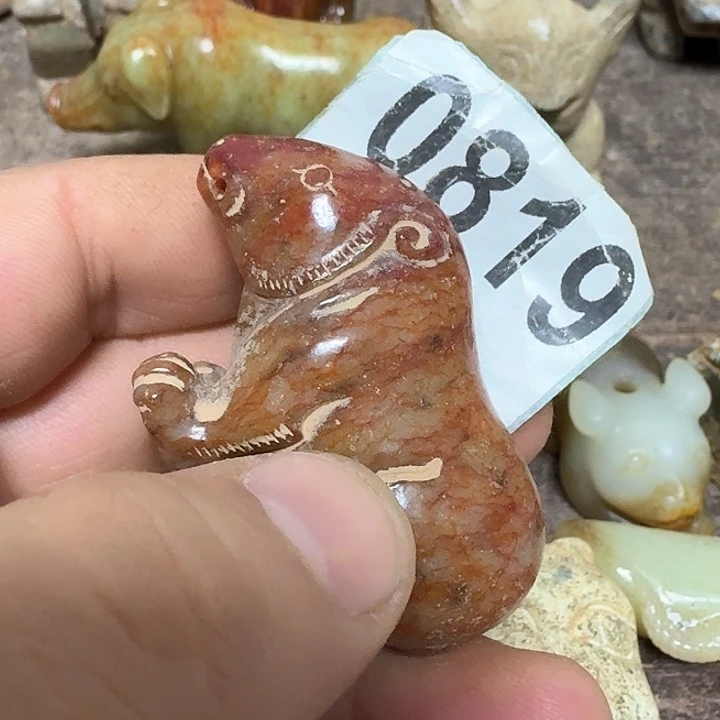 和田玉颈饰未镶嵌天**美