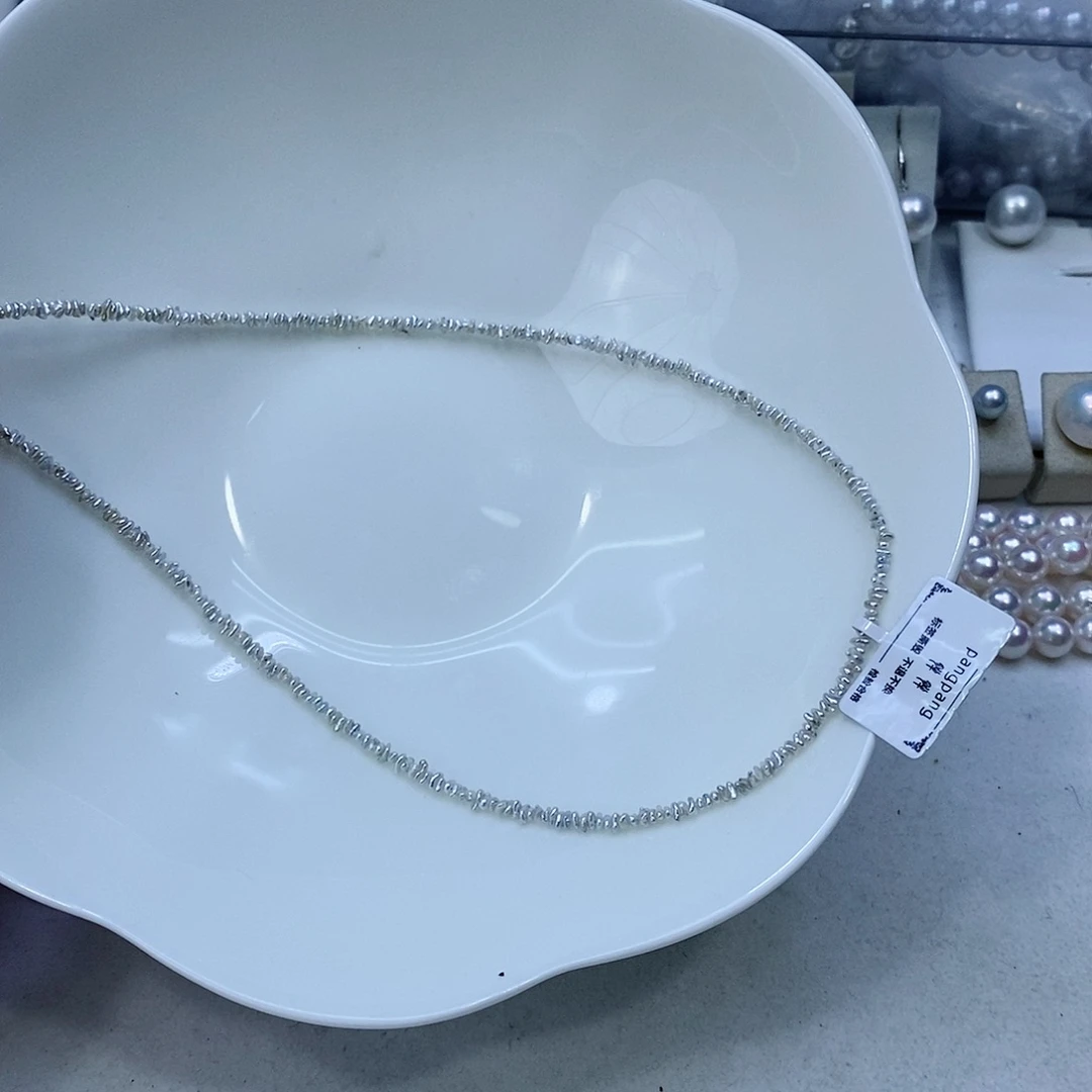 海水珍珠颈饰银S925镶嵌