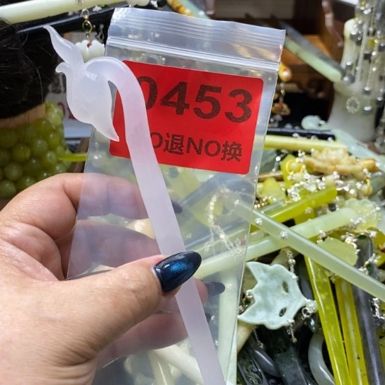 晓***米未镶嵌石英岩玉发饰