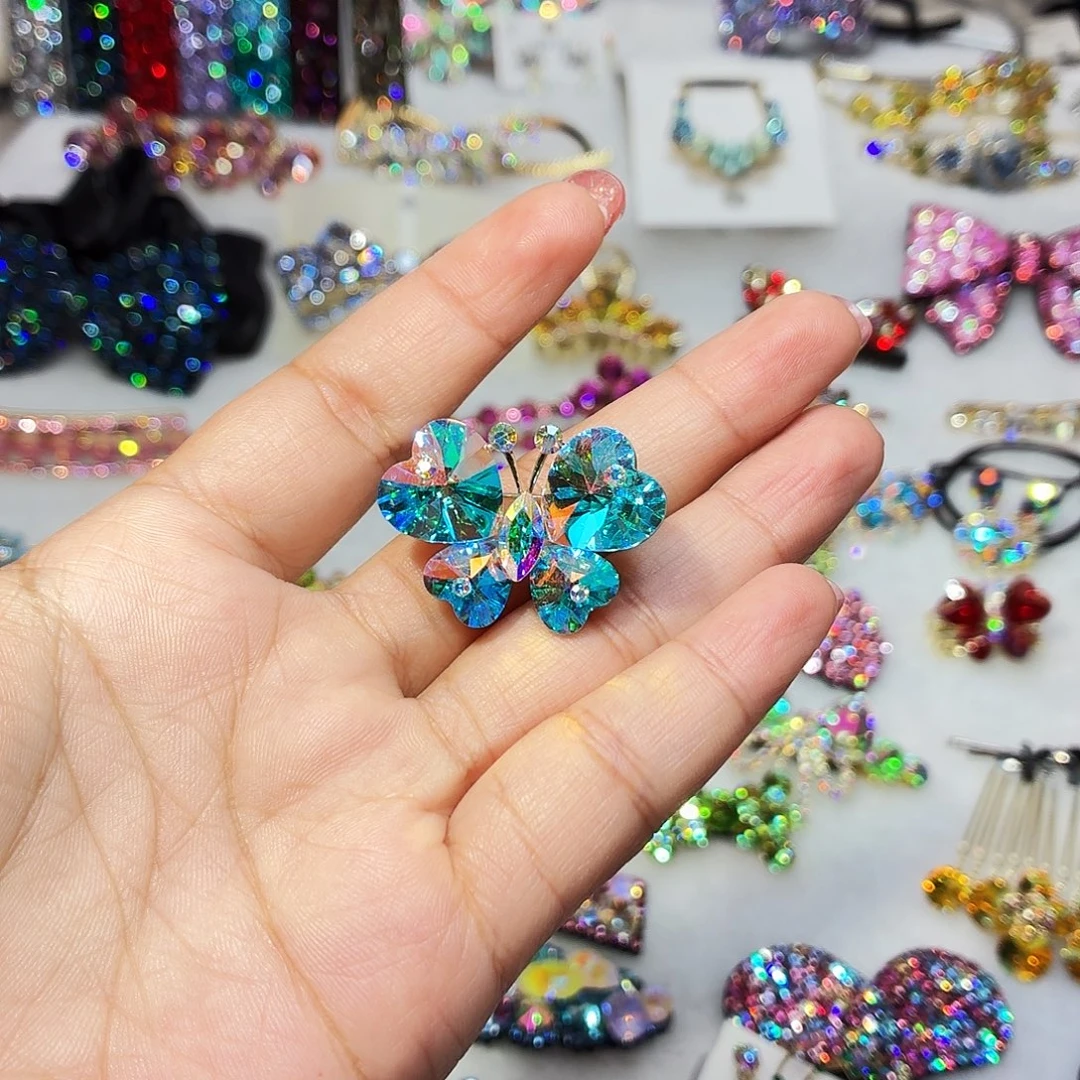 布艺铁合金发饰发夹发夹