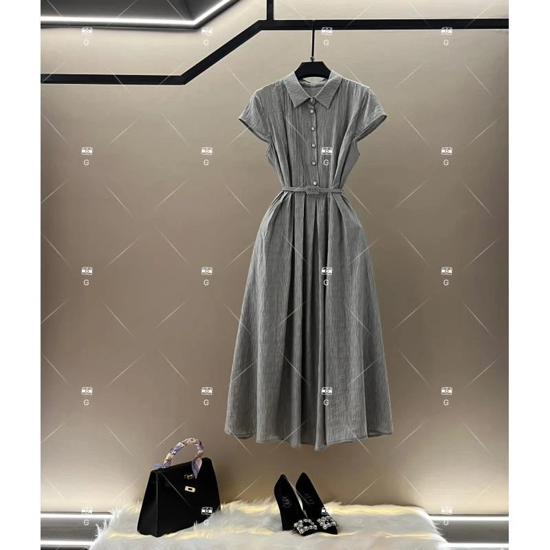 【太】夏季新款显瘦气质复古时尚百搭印花无袖连衣裙 H-932