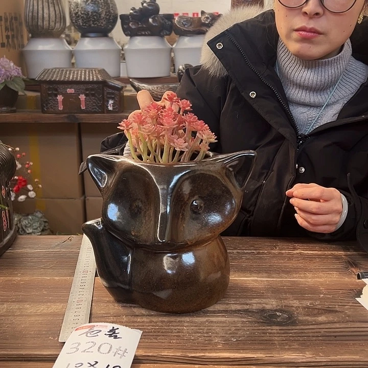 紫砂花盆色差瑕疵320000000000000