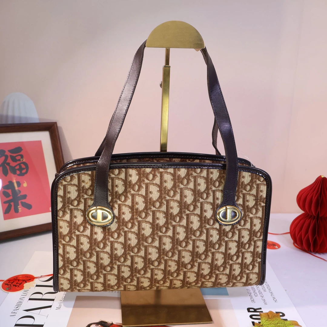 95新 DIOR/迪奥 K109/棕老花休闲时尚女士复古