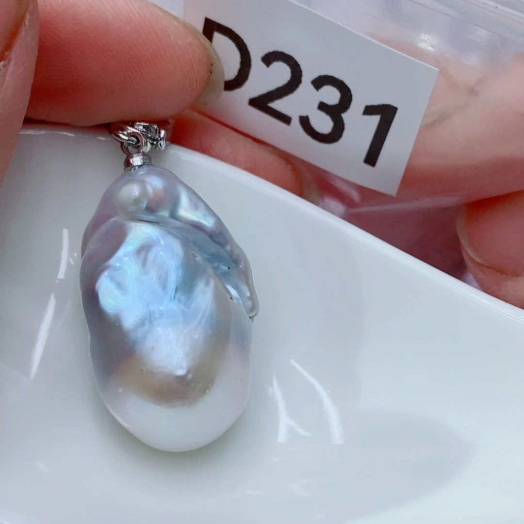 银S925镶嵌淡水珍珠其他