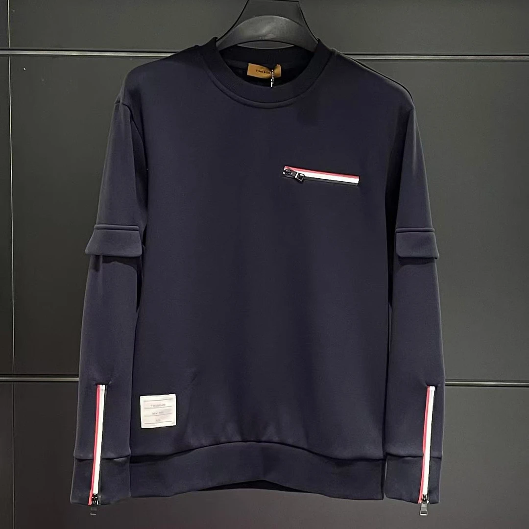 【TIME BOKAN】男士秋冬时尚百搭轻奢潮流休闲圆领卫衣88758